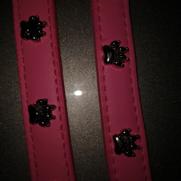 Nwt pink leather dog collar - Picture 4 of 5